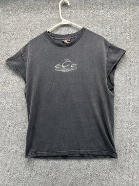 Orange County Choppers Shirt Mens Large Black Sleeveless Logo Tee Crewneck